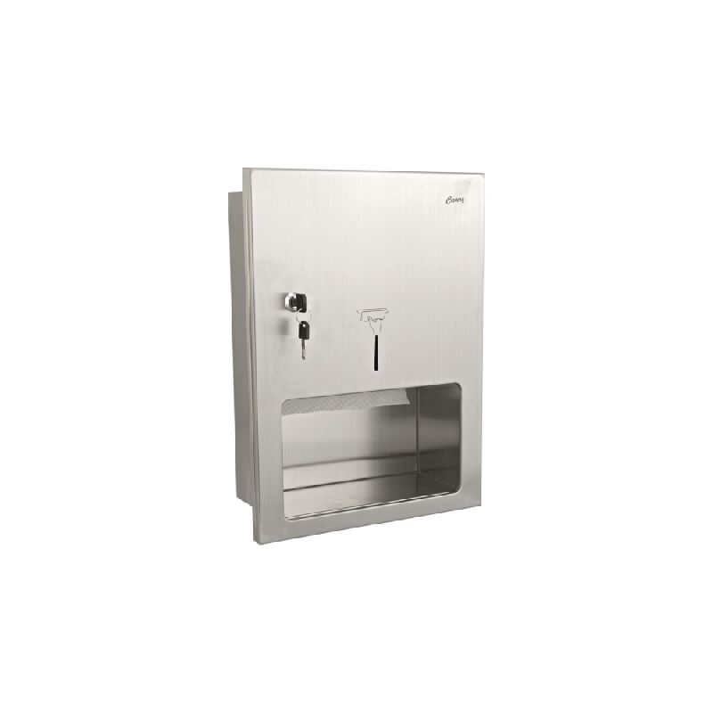 Camry Rectangular Stainless Steel Automatic Paper Napkin Dispenser, Color : Silver