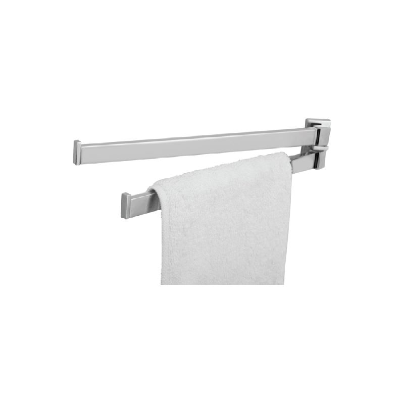 Towel Rail with Movable Bar, for Bathroom Fittings, Color : Silver