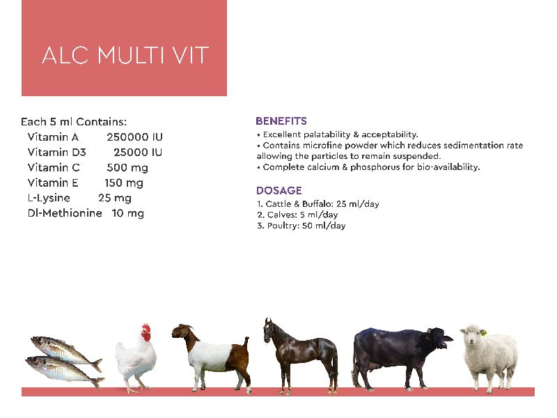 ALC Multi Vit Cattle Feeds Supplements