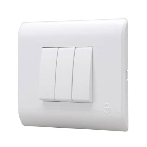 Plastic Electrical Modular Switch, Color : White at Rs 15 / Piece