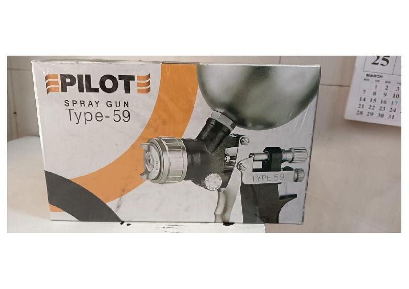 Aluminium Manaul Pilot Air Spray Gun, for Spraying, Feature : Corrosion Resistance