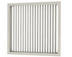Powder Coat Metal Air Distribution Grills, for Air-conditioning, Color : Grey