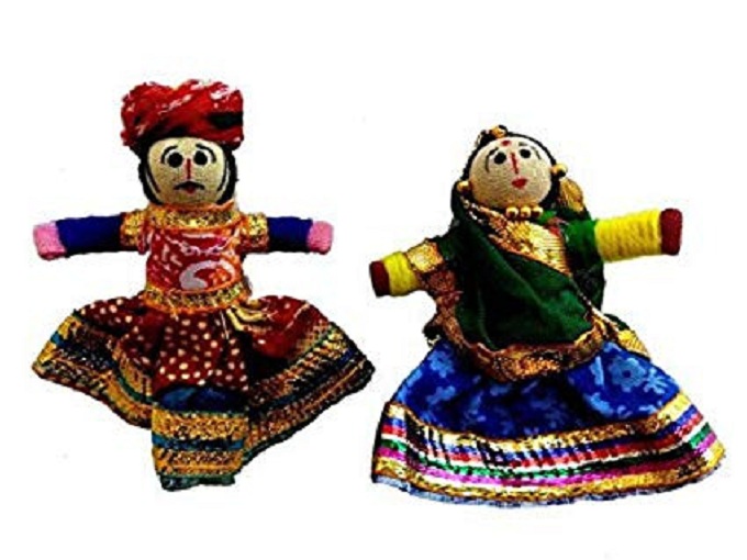 Rajasthani Puppet - Small Key Chain type