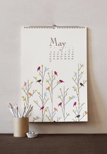 Craft Paper Customized Wall Calendars, Pattern : Printed