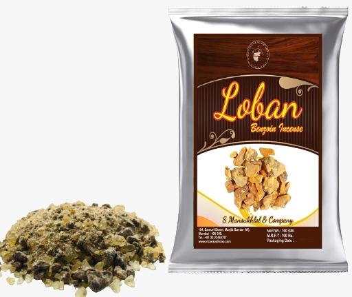 Shifting Resin Loban 100 gram packing, for Home Use, Religious Use, Size : Small