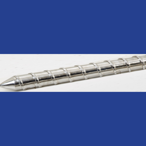 Stainless Steel Plastic Extrusion Screw, Grade 304, Length 6000mm