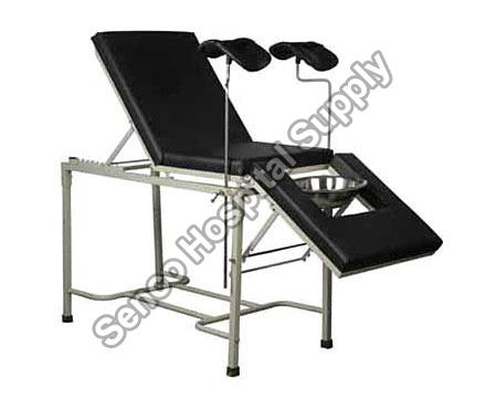 Shsc Manual Mild Steel Coated Labour Table, For Hospital, Folding Style : Foldable