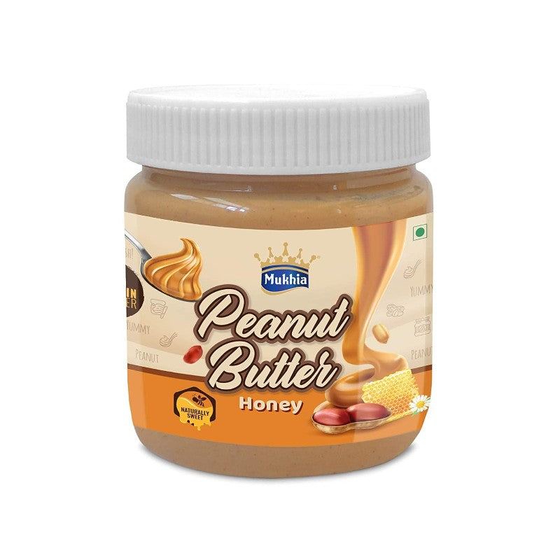 Mukhia Honey Peanut Butter, for Bakery Products, Form : Paste