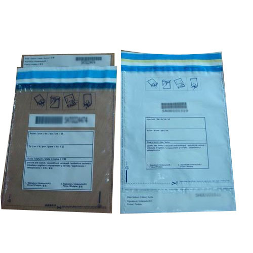 Printed Tamper Evident Bags, Size : Customized
