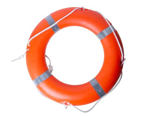 Round Lifebuoy, Color : Orange