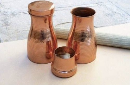 Round Copper Sugar Pot