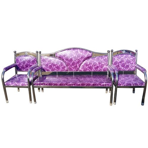 Polished Plain Steel Sofa, Feature : Accurate Dimension, Attractive Designs, Quality Tested