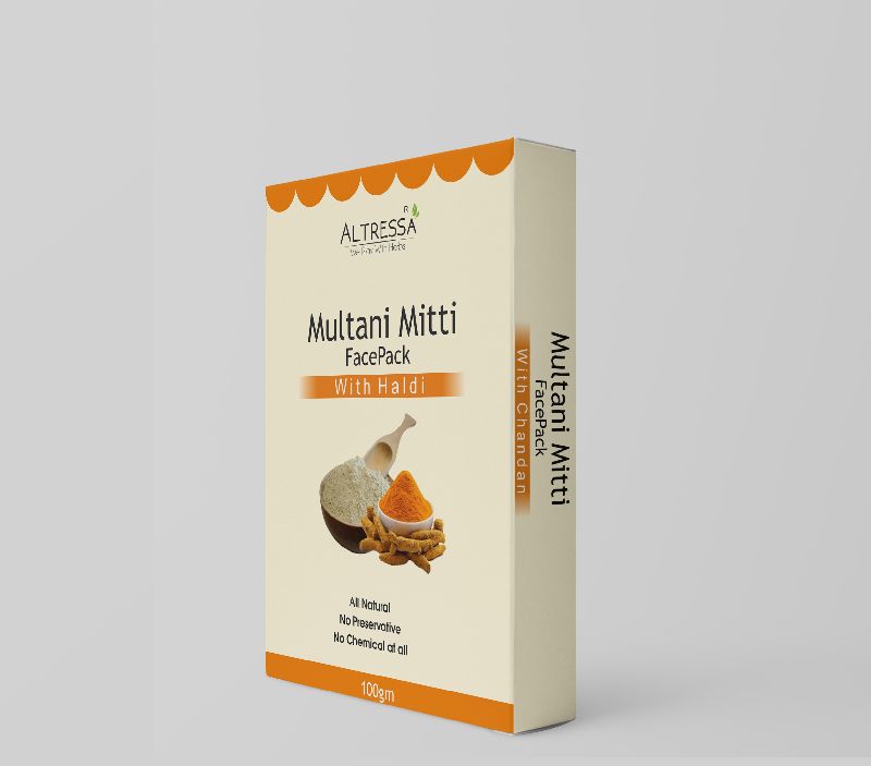 Multani Mitti With Haldi Face Pack