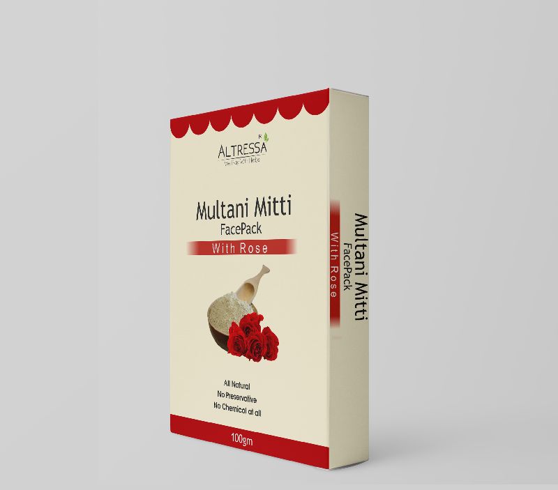 Multani Mitti With Rose Face Pack
