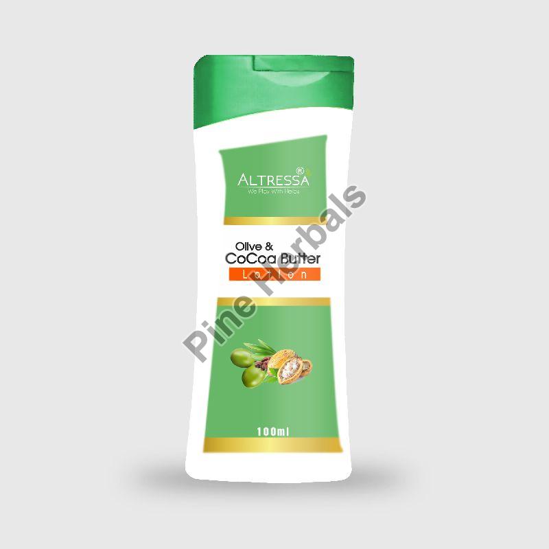 Olive & Cocoa Butter Body Lotion, Color : White