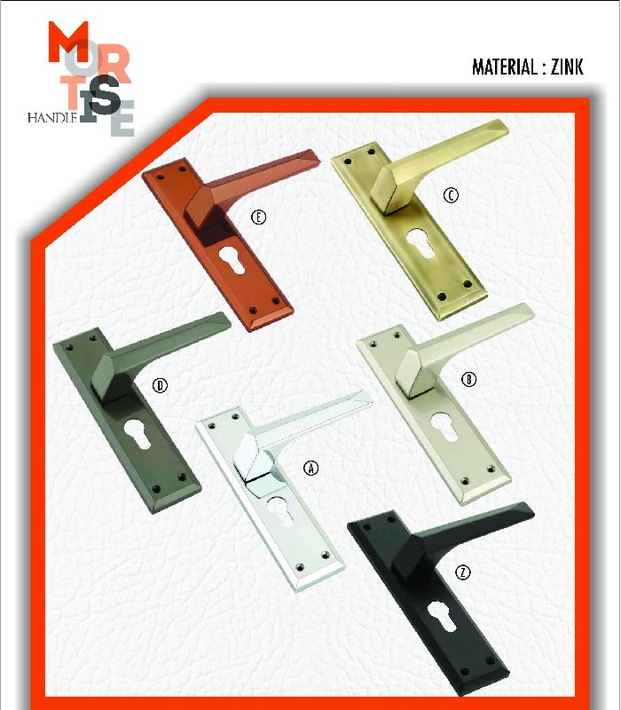 M-1005 Zink Plate Mortise Door Handles, Feature : Accuracy Durable, Auto Reverse, Corrosion Resistance