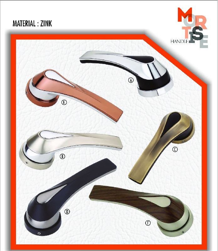 M-1008 Zink Rose Mortise Door Handles, Feature : Durable, Fine Finished, Perfect Strength, Rust Proof