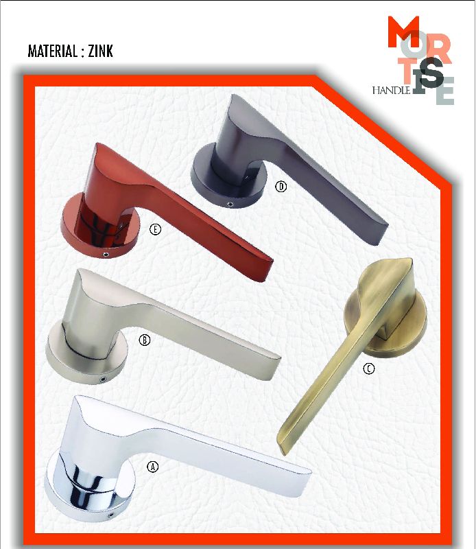 M-1013 Zink Rose Mortise Door Handles, Feature : Durable, Fine Finished, Perfect Strength, Rust Proof