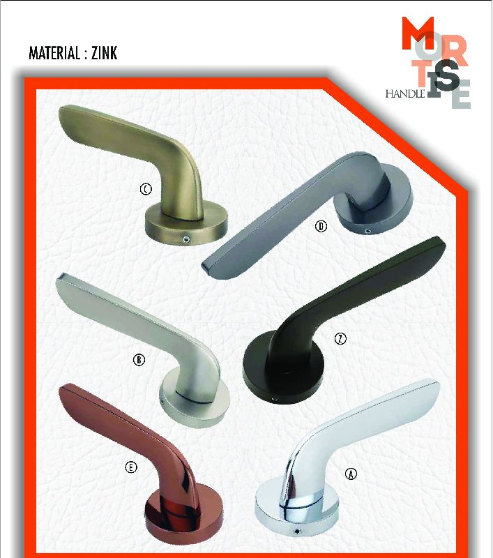 M-1016 Zink Rose Mortise Door Handles, Feature : Durable, Fine Finished, Perfect Strength, Rust Proof