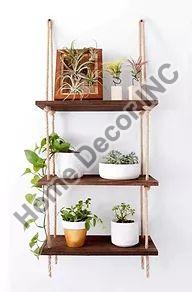 Natural Cotton Macrame Shelf, for Home Use, Size : 18x5.5inch