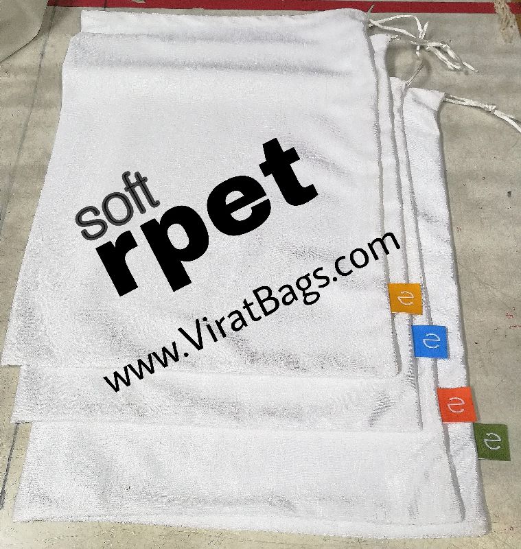 RPET Bags, for Laundry, Technics : Machine Made