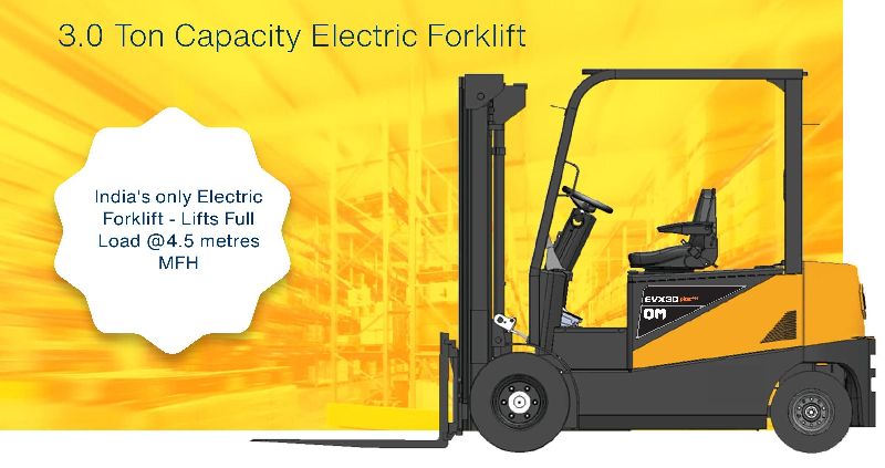 Om Electric Forklift, Capacity : 3.0 Ton