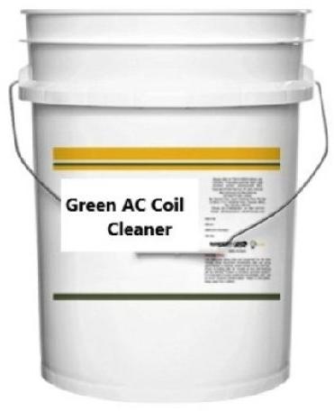 Green Liquid AC Coil Cleaner, Packaging Type : Plastic Can