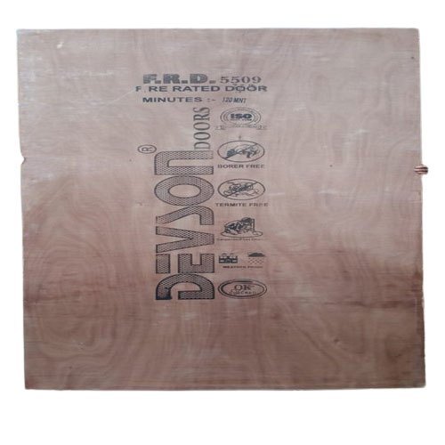 Hardwood Fire Rated Plywood, Color : Brown