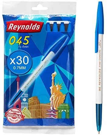 Reynolds Ball Pen I Lightweight Ball Pen With Comfortable Grip for Extra Smooth Writing I School and