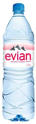 Evian Drinking Mineral Water, Packaging Type : Box