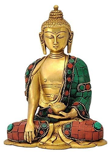 Dhrama Brass Buddha Statue, Packaging Type : Box