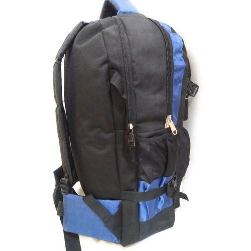 Polyester Trekking Bag, Color : Black blue