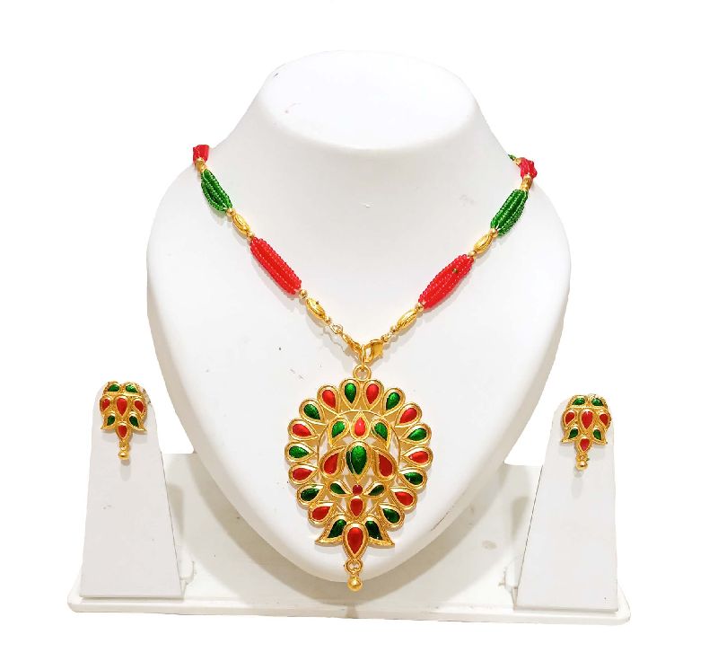 assamese traditional jewellery dugdugi design/asomiya gohona691, Jewelry Main Material : copper at best price INR 190 / 1pic in Sivasagar Assam from Balaji Supply | ID:6342421