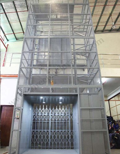 Forcelift Rectangular Hoist Goods Lift, for Constructional, Industrial, Voltage : 220V