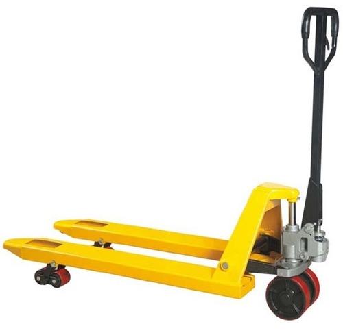 Forcelift Mild Steel Hydraulic Hand Pallet Truck, for Industrial, Color : Yellow