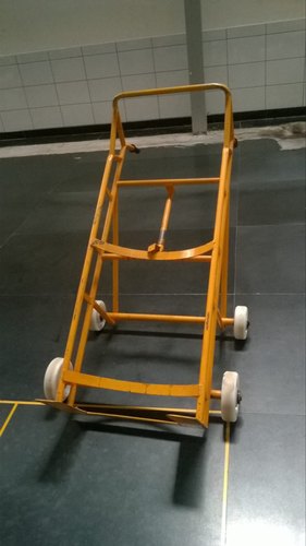 Forcelift Mild Steel Yellow Drum Trolley, Lifting Capacity : 200-400 kg