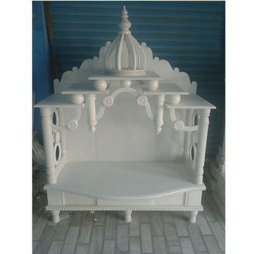 Indian White Marble Pooja Temple