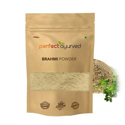 Perfect Ayurved Natural Brahmi Powder, for Cosmetic Use, Packaging Type : Bag