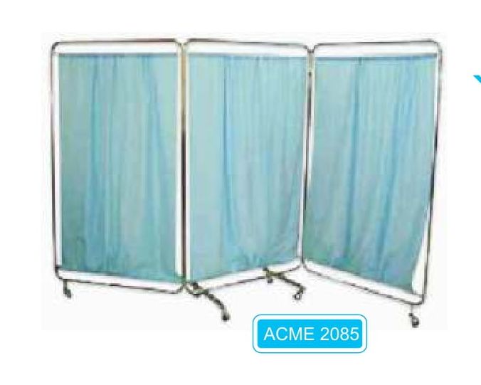 Folding Bedside Screen, for Hospital, Feature : Easy Washable, Fadeless Color, Impeccable Finish