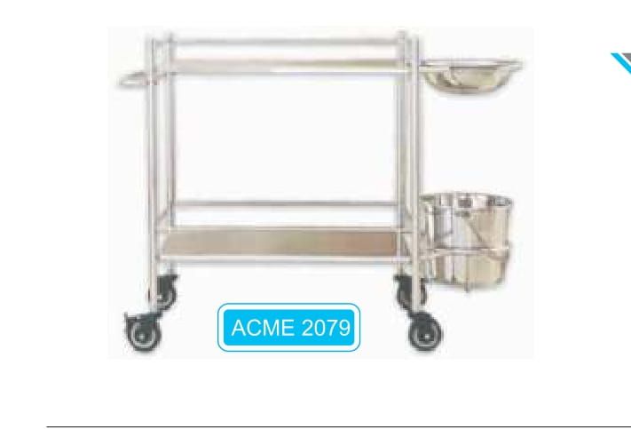 Mild Steel Dressing Trolley, Style : Modern