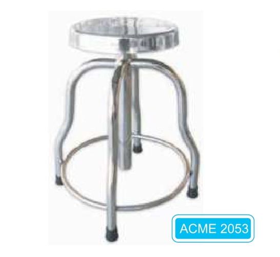 Stainless Steel Revolving Stool, for Hospitals, Feature : Accurate Dimension, Fine Finishing, High Strength