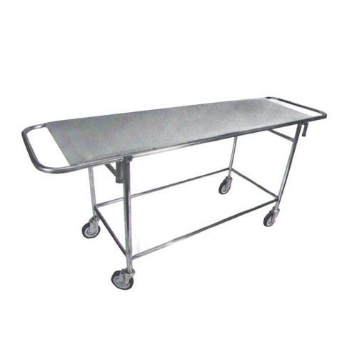 Iron Stainless Steel Stretcher Trolley, for Hospital Furniture, Feature : Anti Corrosive, High Quality