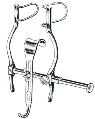 Bronz Surgical Stainless Steel Baby Balfour Retractor