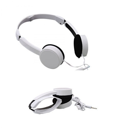 Ultra Folding Headphone, Color : White