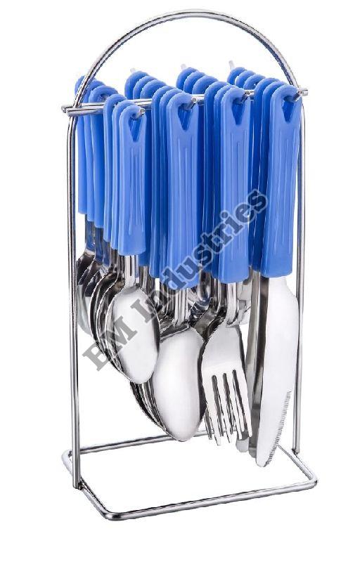 Polished Stainless Steel Star Cutlery Wire Stand
