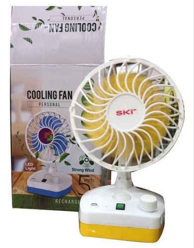 SKI Dc Rechargeable Fan, Feature : Strong wind