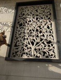 Polished 3D Sandstone Jali, Feature : Handmade