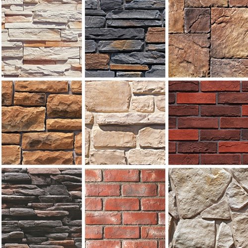 Natural Stone Wall Panel, Pattern : Plain