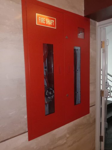 Polished Mild Steel Fire Shaft Door, Door Type : Fireproof