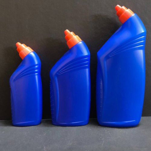 TPCPL HDPE Toilet Cleaner Bottle, Color : Blue